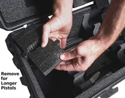 Case Club Waterproof Shipping Case for 4 Rifles/Shotguns & 3 Pistols with Silica Gel Canister