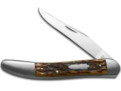 Case Knives Premium Old Dog Pocket Knife Brown Bone