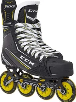 CCM Tacks 9090R Senior Roller Hockey Skates Black, Width D, Size 8.0