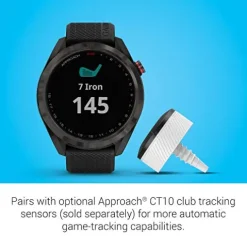 Certified Brands Garmin Approach S42 GPS Golf Smartwatch Black