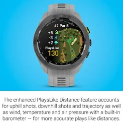 Certified Brands Garmin Approach S70 Golf Smartwatch 42mm – Powder Gray