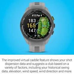 Certified Brands Garmin Approach S70 Golf Smartwatch 42mm – Powder Gray