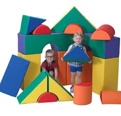 Children’s Factory 12″ Foam Module Blocks Set-35 Rainbow