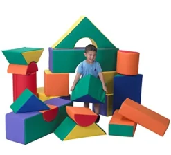 Children’s Factory 12″ Foam Module Blocks Set-35 Rainbow