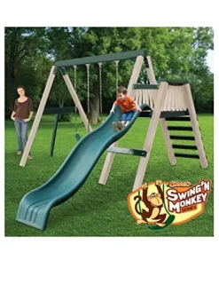 CONGO Swing’N Monkey 2-Position Swing Set Beige
