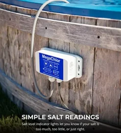 ControlOMatic MegaChlor Saltwater Chlorine Generator for Pools Up to 17,000 Gallons
