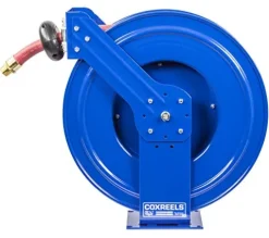 COXREELS Retractable Fuel Hose Reel 1in x 35ft Blue