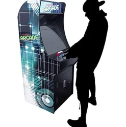 Creative Outdoor Distributor Full Size Arcade Machine 2 Player 750 Games 22″ LCD 2 Sanwa Joysticks 2 Stools