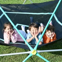CUAUC 13ft Geometric Dome Climber Play Center Green