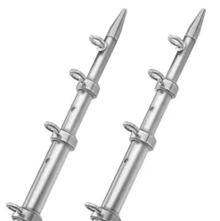 CWR TACO 18″ Telescopic Outrigger Poles HD 1-½” Silver