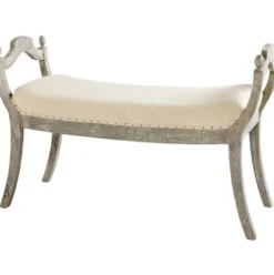Cyan Design Alice Large Stool Weathered Gray