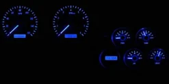 Dakota Digital 1968-77 Chevy Corvette VHX System Satin Alloy Blue