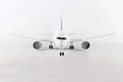 Daron Skymarks Thai 787-8 Model 1/100 with Wood Stand & Gear Purple