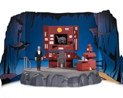 DC Collectibles Batman The Animated Series Batcave Playset with Alfred Action Figure Multicolor