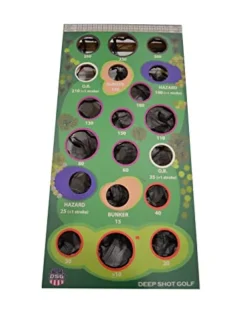 Deep Shot Basketball & Golf Bean Bag Toss Set Green