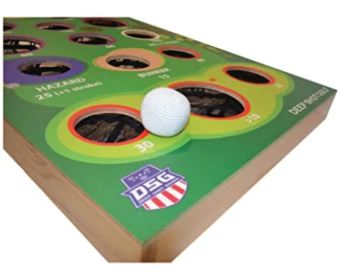 Deep Shot Basketball & Golf Bean Bag Toss Set Green