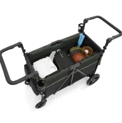Delta Children Jeep Aries Stroller Wagon Convertible Seats Black/Green