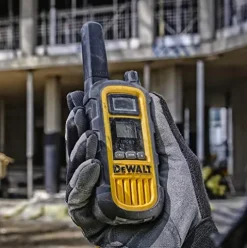 DEWALT DXFRS800 2 Watt Heavy Duty Waterproof Walkie Talkies with Gang Charger (6 Pack)