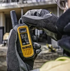 DEWALT DXFRS300 Heavy Duty Walkie Talkies Waterproof Rechargeable Yellow 48 Pack