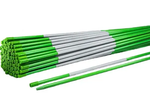DISCOUNT SNOWSTAKES .COM 4ft Pro Snow Stakes Driveway Markers Green