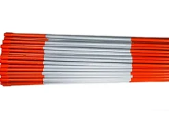 DISCOUNT SNOWSTAKES .COM 5ft Orange Pro Snow Stakes with Reflective Tape
