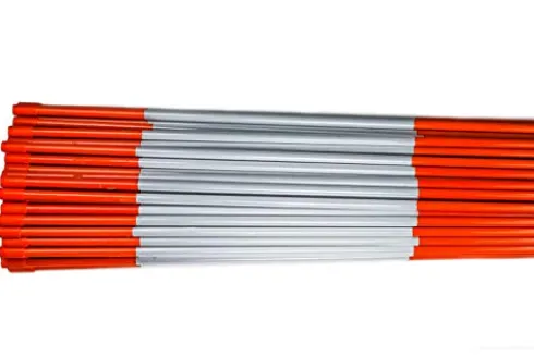 DISCOUNT SNOWSTAKES .COM 5ft Orange Pro Snow Stakes with Reflective Tape