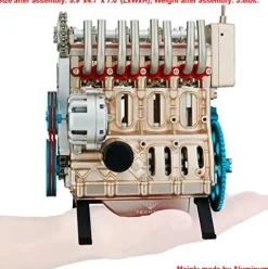 DjuiinoStar Vehicle Engine Model Kit 4-Cylinder DM13-1