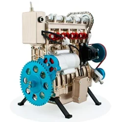 DjuiinoStar Vehicle Engine Model Kit 4-Cylinder DM13-1