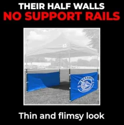 Dot4Dot Custom Canopy with Logo for 10×10 Pop Up Tent Heavy Duty