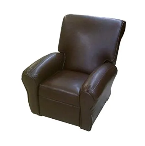 Dozydotes Big Kids Recliner with Armrest Pecan Leather