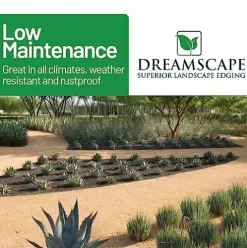 Dreamscape Cleanline Aluminum Edging 3/16″ x 4″ x 8′ Green
