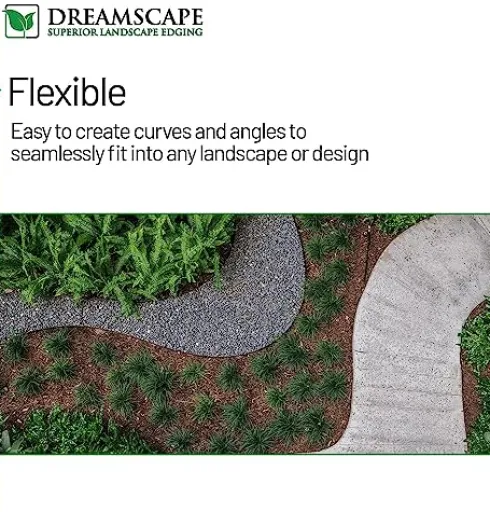 Dreamscape Cleanline Aluminum Edging 3/16″ x 4″ x 8′ Green