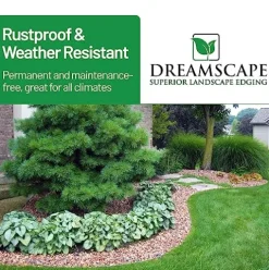 Dreamscape Cleanline Aluminum Edging 3/16″ x 4″ x 8′ Green