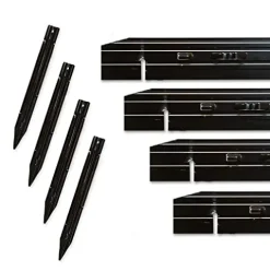 Dreamscape Cleanline Landscape Aluminum Edging 1/8 x 4 x 8 Black Anodized 120′