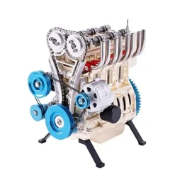 DUKE BEAR HOME Full Metal 4 Cylinder Engine Assembly Kit 350+ Pcs DIY Toy Gift