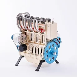 DUKE BEAR HOME Full Metal 4 Cylinder Engine Assembly Kit 350+ Pcs DIY Toy Gift