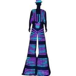 Earthradius Pixels LED Robot Suit Costume Multicolor X-Large