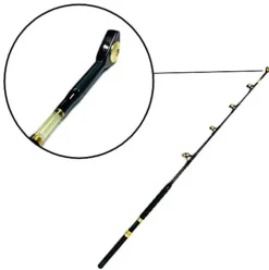 EAT MY TACKLE 50 Wide 2 Speed Fishing Reel with 160-200 Pound Tournament Rod
