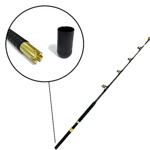EAT MY TACKLE 50 Wide 2 Speed Fishing Reel with 160-200 Pound Tournament Rod
