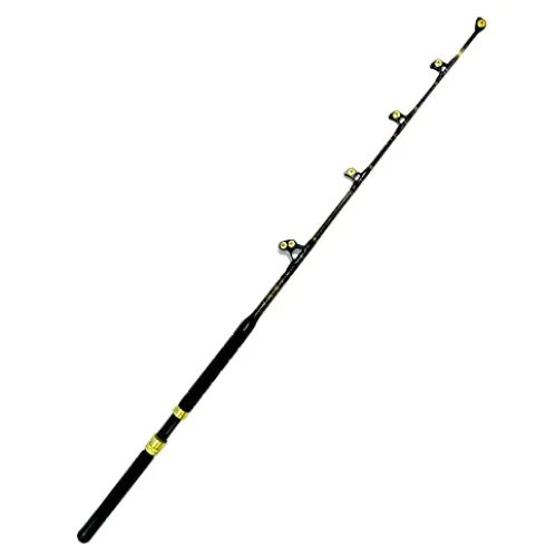 EAT MY TACKLE 80 Wide 2 Speed Fishing Reel with Blue/Black Tournament Edition Rod
