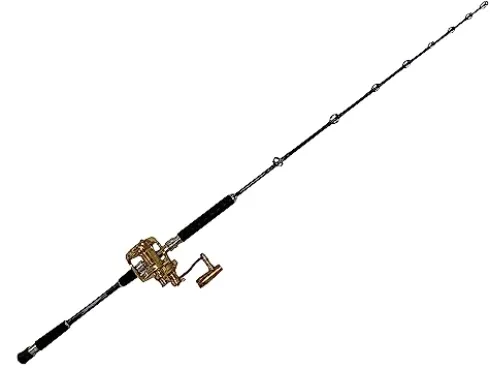 EAT MY TACKLE Big Daddy Jigging Rod & Reel Combo Black/Blue