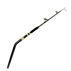 EAT MY TACKLE Blue Marlin Short Dredge Rod with 80 Wide 2 Speed Reel Blue