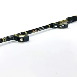 EAT MY TACKLE Blue Marlin Short Dredge Rod with 80 Wide 2 Speed Reel Blue