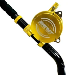 EAT MY TACKLE 80W 2-Speed Reel on Long Dredge Rod Gold