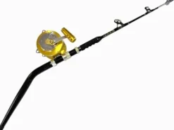 EAT MY TACKLE 130W 2-Speed Reel on 160-200 lb. Short Dredge Rod