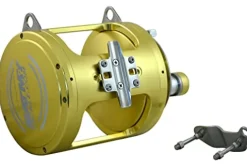 EAT MY TACKLE 80W 2-Speed Reel Tournament Edition Straight Rod Blue