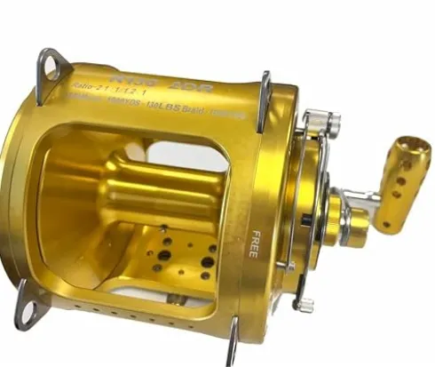 EAT MY TACKLE 130W 2-Speed Reel on Bent Butt Tournament Rod 2-Pack
