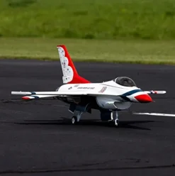 E-flite F-16 Falcon Thunderbird 80mm ARF Plus White