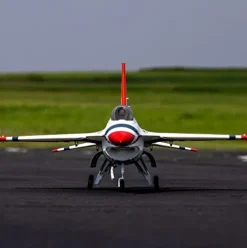 E-flite F-16 Falcon Thunderbird 80mm ARF Plus White