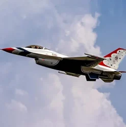 E-flite F-16 Thunderbirds 80mm EDF RC Airplane BNF White